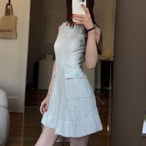 Staud bait tweed dress